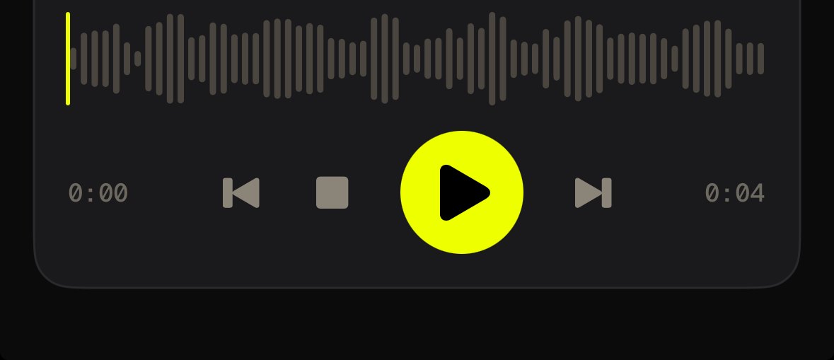 Player-Deck mit Waveform und Transport