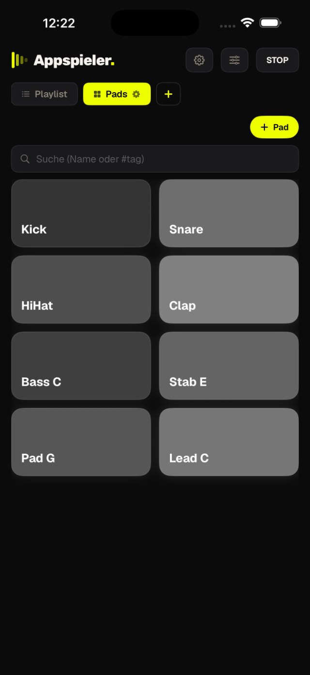 Pads auf dem iPhone